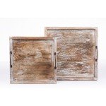 Bandeja Madeira Rústica M